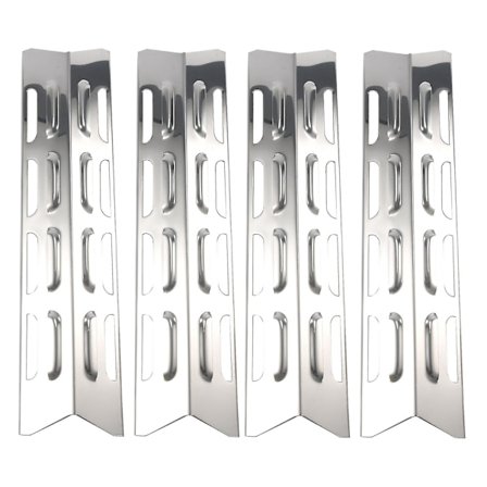 4 varmeplader til Master Forge, Perfect Flame, rustfrit stål varmefordeler Gasgrill reservepar