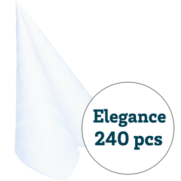 SERVIETT ELEGANCE HVIT 40X40