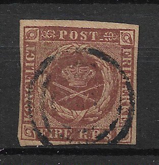Danmark 1854 - AFA IIIe - Stemplet