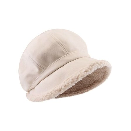 Dame Vinterhatte Ruskind Bucket Hat Varm Tyk Vindtæt Hue