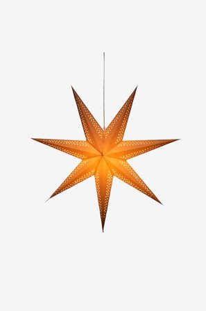 Konstsmide - Pappersstjärna 78 cm - Brun - Adventsstjärnor - Från Homeroom