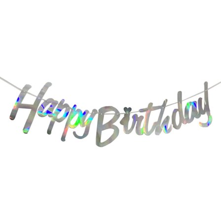 Happy Birthday Girlang Grattis på Födelsedagen Silver