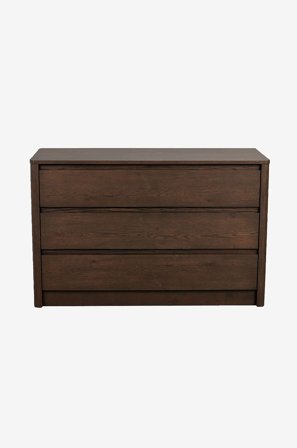 Rowico Home - Melstone Kommode med 3 skuffer - Brun - Kommoder - Fra Homeroom
