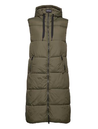 Bybomina Waistcoat 4 Vests Padded Vests Grøn B.young