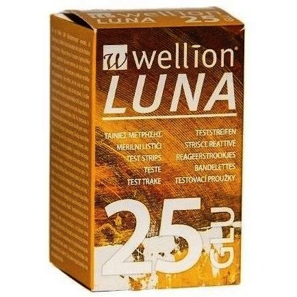 Wellion Luna Strisce Per Misurazione Glicemia 25 Strips