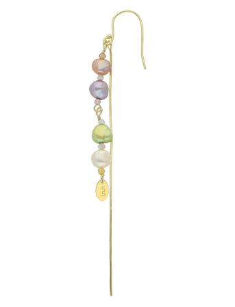 Gabriella Accessories Jewellery Earrings Single Earring Gull Nuni Copenhagen*Betinget Tilbud
