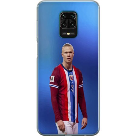 Kompatibelt Mobildeksel til Xiaomi Xiaomi Redmi Note 9 Pro Erling Haaland Manchester City Norge fotball angriper toppspiller utrolig målproduksjon kr