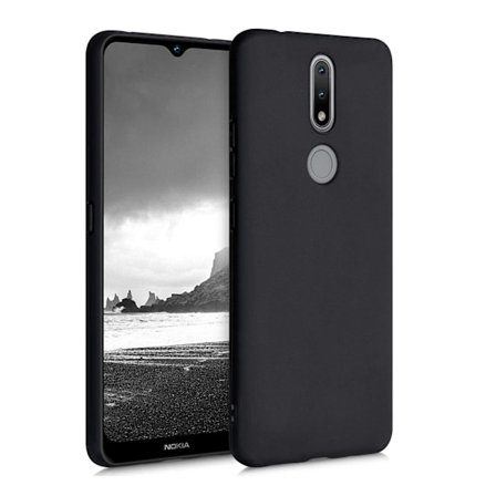 Nokia 2.4 - Matt TPU Mjuk Skal - Svart