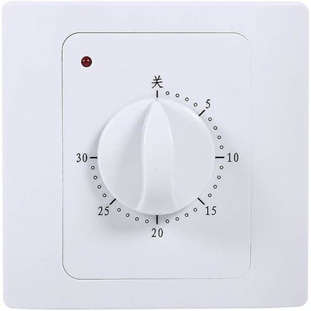 Mekanisk tidsrelæ, MAGT 220V 10A 30 Min Elektrisk Digital Timer Tidsstyringskontakt Intelligent Nedtællingsur (FQ)‘-OP