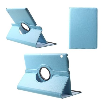 Huawei MediaPad T3 10 uniikki nahkakotelo - Vaaleansininen