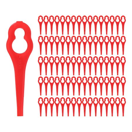 80 st ersättningsgrästrimmerblad reservdel gräsklippare skärblad skärverktyg