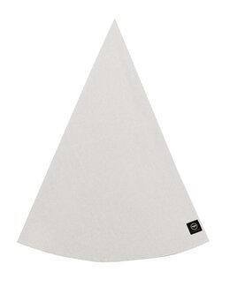 Duk rund Elin ensfarget Chambray Hvit