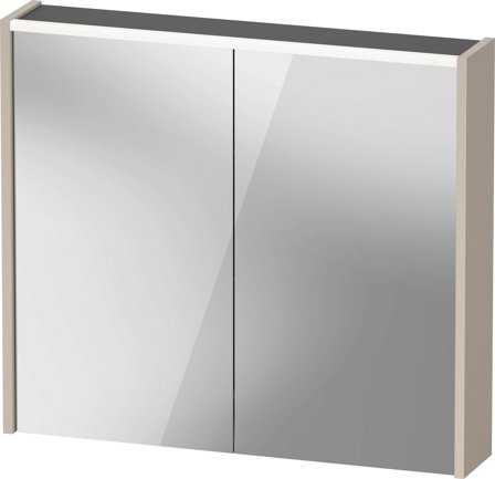 Duravit D-Code Spegelskåp 800x148x700 mm Taupe, Badrum