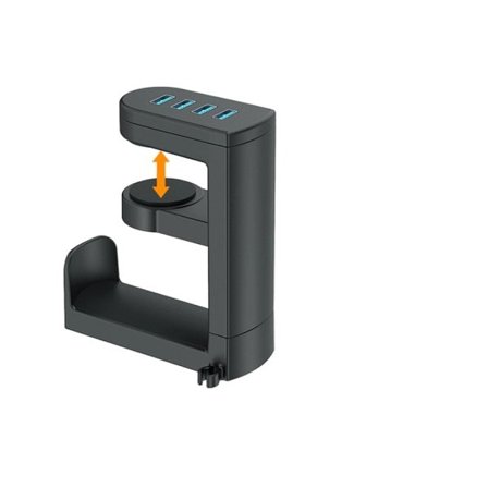 Hovedtelefon beslag drejeligt monteret pc gaming headset stander holder under skrivebord bøjle krog øretelefoner skærm stativ