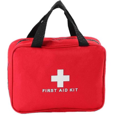 Førstehjelpsveske Førstehjelpsutstyr Tom medisinsk oppbevaringsveske Rød traumaveske Førstehjelpsveske Førstehjelpsutstyr Tom medisinsk 