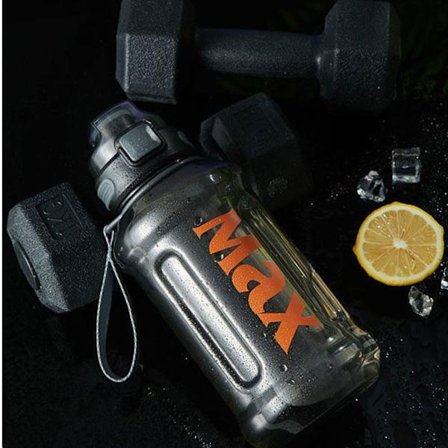 Urheilujuomapullo Fitness Juomapullo MUSTA 880ML