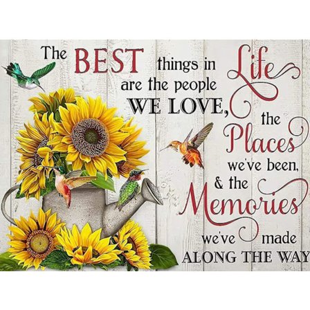 30x40cm 5D Full DIY Diamond painting, Diamond painting Solros B