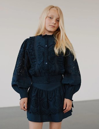 Sofie Schnoor Young Aminesy Shirt - Navy - 128