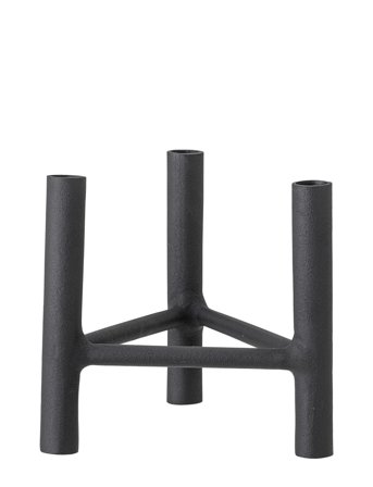 Bloomingville Deeb Lysestage - Black - 21X20X21CM x 21