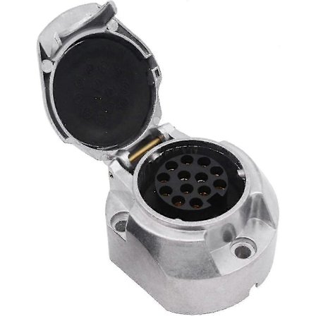 170/5000 Trailer Stik Konverter - Vandtæt 13 + 1 Trækstift Stik Campingvogn Trailer