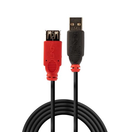 Lindy USB 2.0 Slimline Active Extension Cable - USB-forlengelseskabel - USB til USB - 5 m