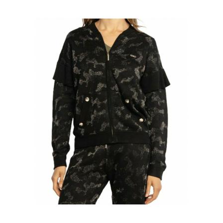 Liu Jo, Pullover E22Lj 23 Tf 1196 Zwart, Dames, Maat:M,Camouflage