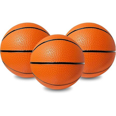 5" Mini Basketballer for Mini Hoop Basketball eller Over Dør Basketkurvspill | PVC