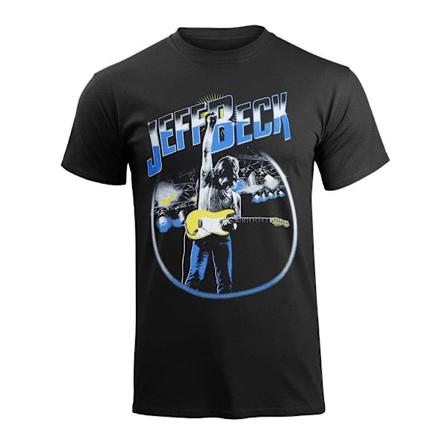 Jeff Beck Unisex Vuxen Circle Stage Bomull T-Shirt XL Svart Black XL
