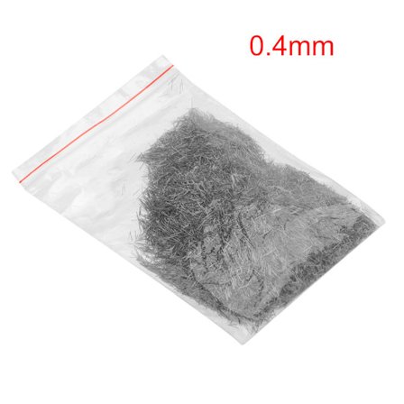 Magnetisk tumblerpoleringsmedia i rustfritt stål, pinner 0,4 mm, smykkepolering, etterbehandling