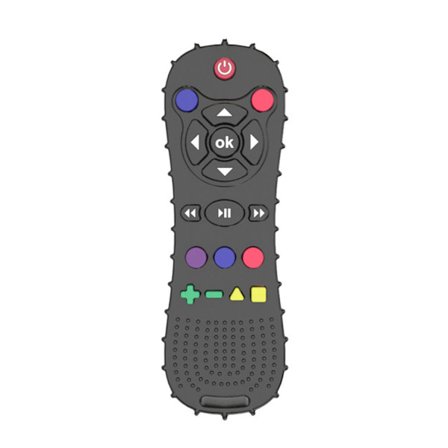 Fjernkontrollformet bitering Molar Teether Tygeleke Gave til jenter og gutter