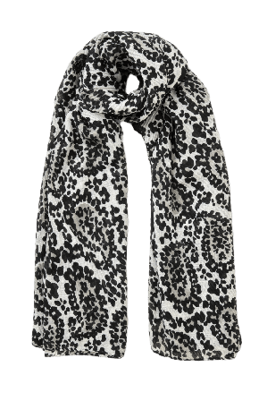 Å WOMAN Veckad scarf LOLLY Halsdukar & scarves Svart ONESIZE