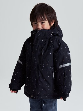 Polarn O. Pyret - waterproof padded jacket SNOWY - 110 - Childrenswear - blue