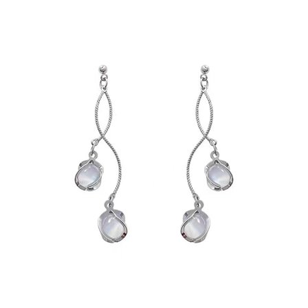 Lange øredobber runde ansiktsøredobber premium sense øredobber clo