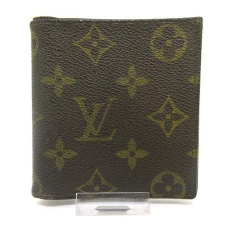 Louis Vuitton Vintage, Pre-owned Wallet Bruin, Dames, Maat:ONE Size,Canvas