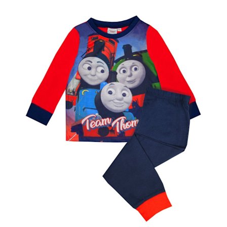 Thomas & Friends Pojkar Långärmad Lång Pyjamas Set 18-24 Månader