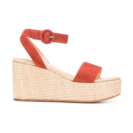 Gianvito Rossi WOV Wedges , Oranje , Dames , Maat: 36 EU Sleehakken