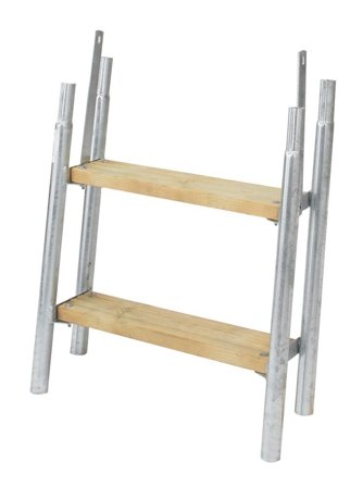 W.steps FZV WBS FSA-2 Förlängningssats till bryggstege, 500 mm, Stegar & ställningar