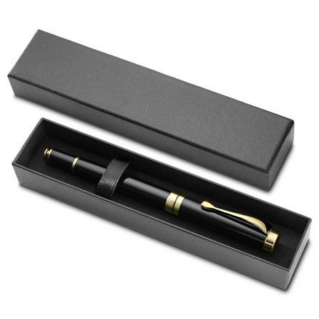 Stylo à bille élégant noir et doré pour hommes - Cadeaux pour les grands-pères - pour Hommes - Trendhim