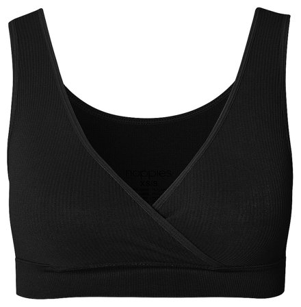 Noppies Gayla seamless nursing top P090 Black M/L, Tøj & Bolig, Ammetøj, Amme-bh'er