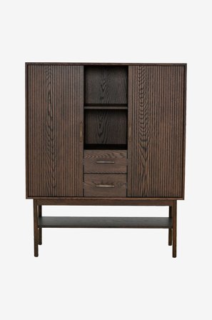 Nordic Furniture Group - Vitrineskab Lyon - Brun - Skabe - Fra Homeroom