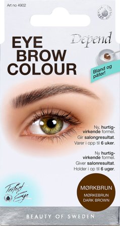 Depend Øjenbrynsfarve Dark Brown, Makeup, Øjenbrynsfarve, Permanent Øjenbrynsfarve