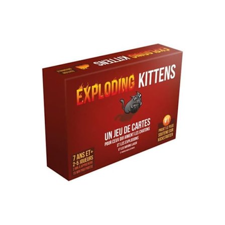 Brädspel - ASMODEE - Exploding Kittens: The Basic Game (2022 Edition) - 2 till 5 spelare - 15 min