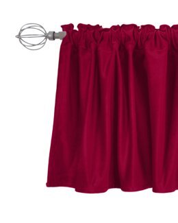 Multibandskappa enfärgad sammet Röd - Linea