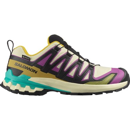 Salomon - Chaussures de trail running pour femme Xa Pro 3d V9 Gore-tex - Transparent Yellow / Black / Waterfall - 39⅓