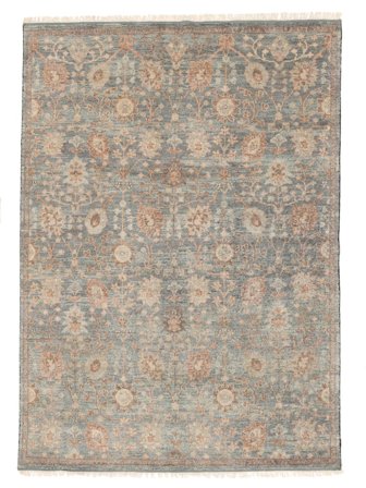 Bloemen Groot Usak Indiaas Vloerkleed 267X370 Wol