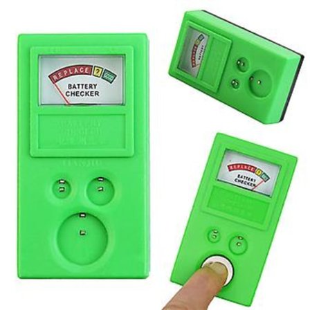 LR44 CR2032 CR2025 Ur Knapcelle Mønt Batteri Tester( )