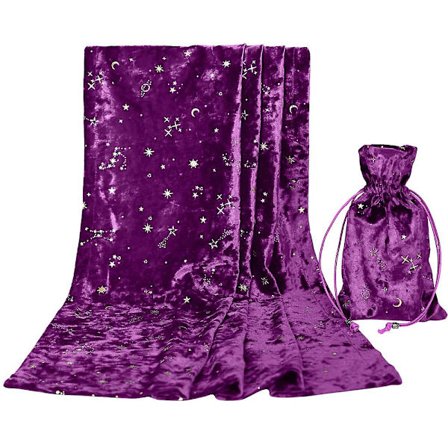 Altare Tarot Bordsduk Med En Påse 69 * 69cm Stjärnor Över Hela Himmelen