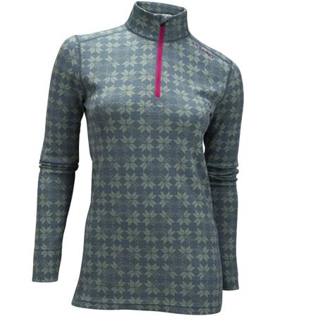 Ulvang Maristua Turtle Neck With Zip Women's Women base layer tops Blue XS