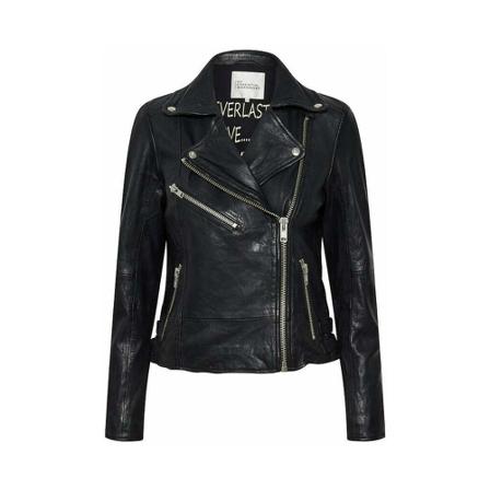 My Essential Wardrobe 02 THE Leather Jakke Sort, Dame
