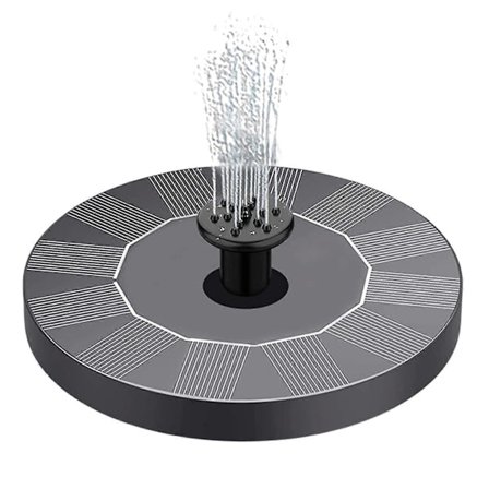 1 Sarja aurinkolähde, ympäristöystävällinen, energiaa säästävä, helppo asentaa, ulkopuutarhan vesilampi, kelluva suihkulähde, kodin sisustus